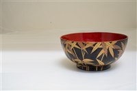 木胎圓形黑漆地平蒔繪蓋椀藏品圖，第19張